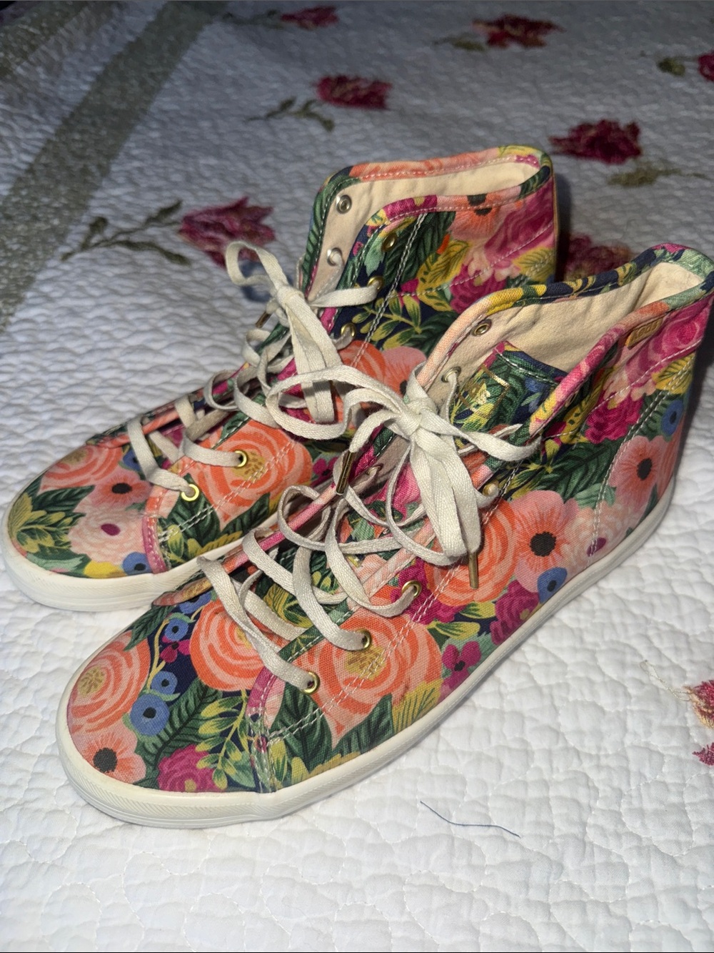 Keds X Rifle Paper Company Women’s Kickstart Hi Juliet Sneakers